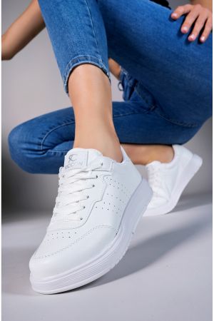 Glaweth Kadın Sneaker 0012158 Beyaz