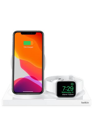 Belkin Iphone Watch Airpods Için Boost Charge Kablosuz Şarj Aygıtı Beyaz