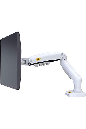 North Bayou Nb F80 17-30" Amortisörlü Monitör Kolu 2-9 Kg Monitör Standı Beyaz