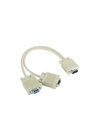 Sl-vga152 Vga Çoklayıcı Kablosu 1 Erkek To 2 Dişi 30cm