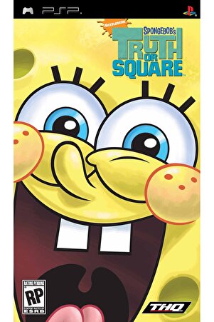 SpongeBob's Truth Or Square PSP Oyun PSP UMD Oyun Sünger Bob Oyunu