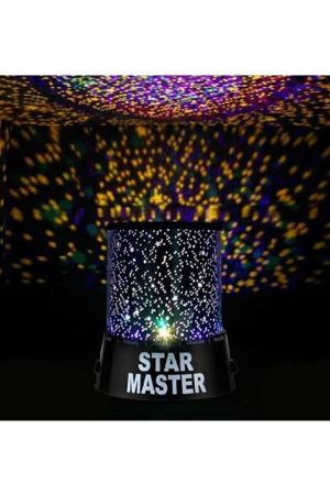 Çocuk odası Star Master Gece Lambası Gökyüzü Projeksiyonlu Led Renkli Yıldızlı