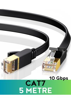 CAT7 5 Metre Ethernet Kablosu 10Gbps Premium İnternet Lan Kablo 5mt