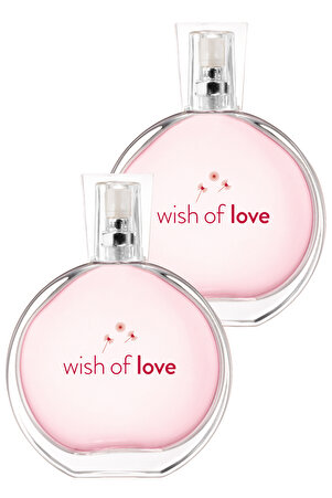 Wish Of Love Kadın Parfüm Edt 50 Ml. İkili Set