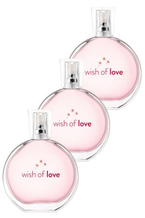 Wish Of Love Kadın Parfüm Edt 50 Ml. Üçlü Set