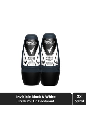 Men Motionsense Erkek Roll On Deodorant Invisible On Black White Clothes 50 ml X2