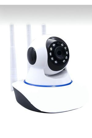 3 Antenli Gece Görüşlü Bebek Izleme Kamerası / 360 Derece Hareket Sensörlü Ip Güvenlik Kamerası