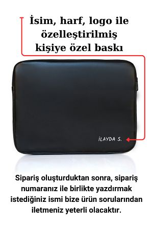 Macbook Air Ve Ultrabook Notebook Kılıfı 15.6 Inç Uyumlu -su Geçirmez -kişiye Özel