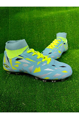 Çoraplı Esnek Rahat Futbol Ayakkabısı Çivili Krampon