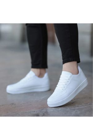 Beyaz Sneaker Spor Ayakkabı