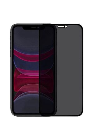 Iphone 11 Gizli Hayalet 5d Tam Kaplayan Kırılmaz Cam ( Siyah )