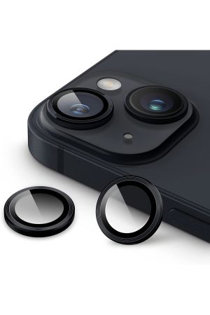 Iphone 13/13 Mini Uyumlu Kamera Koruyucu Lens Mercek Metal Çerçeveli 2li Set