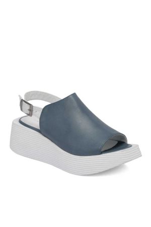 Mavi Deri Kadın Sandalet - K23Y1SN66713-J61