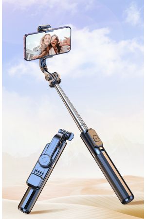 Tripod Standı Kablosuz Bluetooth Uzaktan Kumandalı Selfie Çubuğu Çubuğu