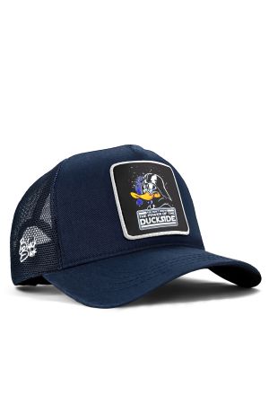 V1 Trucker Duckside - 1sb Kod Logolu Unisex Lacivert Şapka (CAP)