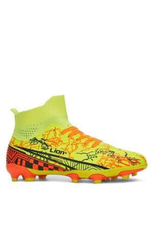 LİON Çoraplı Erkek Krampon Çim Saha Futbol Ayakkabısı