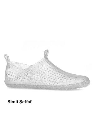 Unisex Deniz Ayakkabısı Kaymaz Taban Şık Havuz Simli-simsiz-şeffaf Plaj Rafting Sandaleti 130