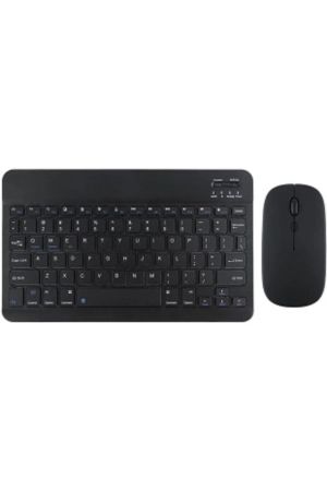Mini Şarj Edilebilir Bluetooth Keyboard,klavye Ve Mouse Seti Ultra Ince Tablet,pc,android Uyumlu