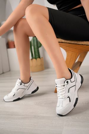 Beyaz Kadın Günlük Sneaker Ayakkabı