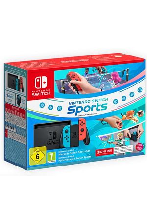 Switch Sports Bundle Konsol Neon Red Blue Distribütör Garantili