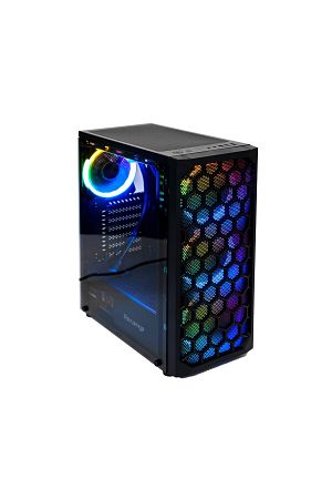 X-drive 4 Adet Rgb Fanlı Mesh Panel Temperli Cam Gaming Oyuncu Bilgisayar Kasası (PSU YOK)