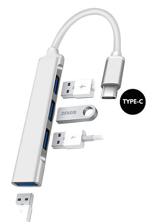 Type-c To Usb Hub 4 Port Çoklayıcı Macbook Ile Uyumlu Çoğaltıcı Type C To Usb Converter Hub