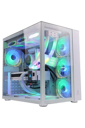 F-7 Beyaz 7 Rgb Fanlı Atx Oyuncu Bilgisayar Kasası