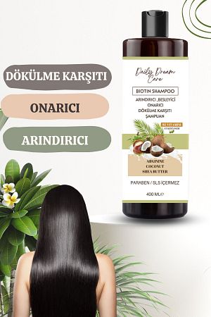 Daily Dream Series | Dökülme Karşıtı Arındırıcı Biotin Şampuan 400 ml