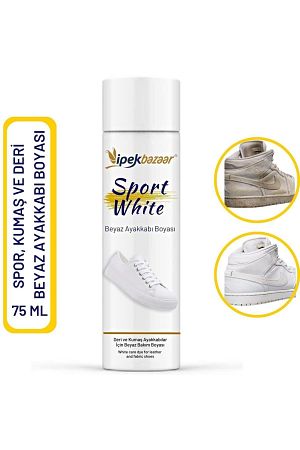 Beyaz Ayakkabı Boyası, Deri, Kanvas, Sneakers Ayakkabı Boyası, Beyazlatıcı Boya Sport White