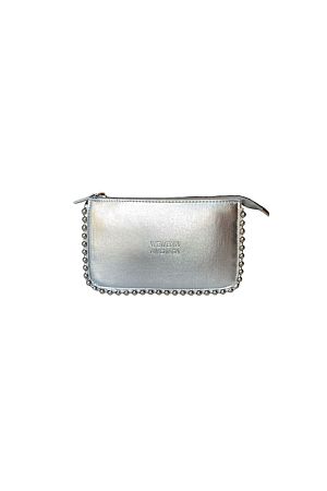 Kadın Deri Küçük Zincirli Zımbalı Kol Omuz El Çapraz Clutch Çanta Şık Tasarım Yeni Sezon Trend