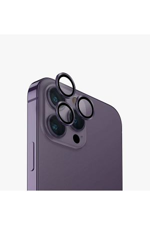 iPhone 14 Pro Max & iPhone 14 Pro Uyumlu Metal Kamera Lens Koruyucu Metal Çerçeveli 3'lü set