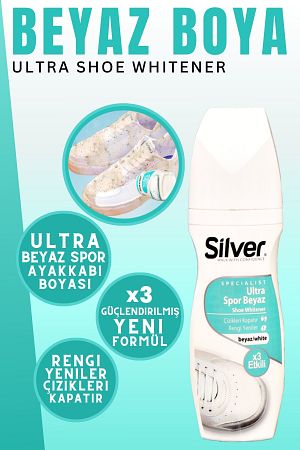 X3 Etkili Güçlendirilmiş Ultra Beyaz Spor Bez Ve Kumaş Likit Ayakkabı Boyası 75 ml