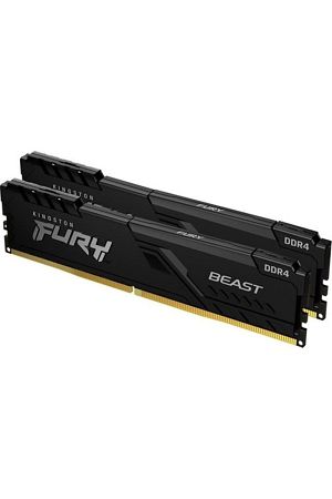 Kıngston Fury Beast 64GB (2X32GB) Ddr4 CL16 3200MHZ KF432C16BB/32 Ram Bellek 2'li Set Kit