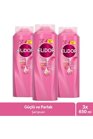 Superblend Saç Bakım Şampuanı Güçlü Ve Parlak E Vitamini Makademya Yağı Kolajen 650 ml X3