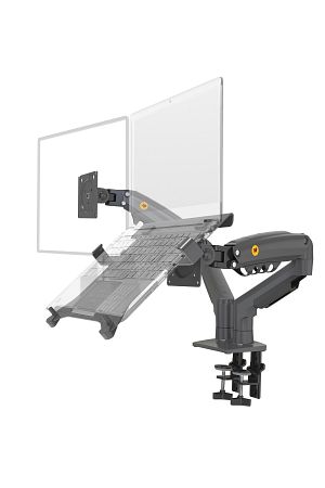 Nb Ergonomic Nb F160-fp Çift Kol 17-27 " Monitör Tutucu Ve Laptop Standı