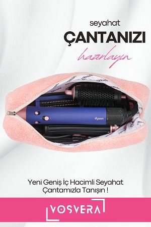 Mega Soft XL Seyahat Çantası Dyson Airwrap ve Tüm Saç Şekillendiricilerine Uyumlu