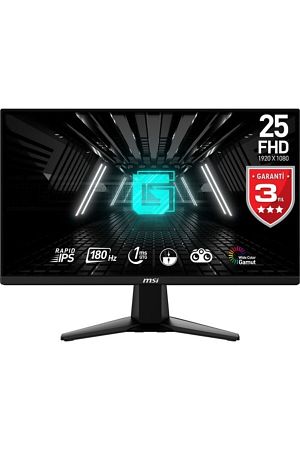 24.5 G255f 1920x1080 (FHD) 16:9 Flat Rapıd Ips 180hz 1ms Freesync Gamıng Monıtor