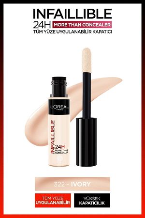 Infaillible Tüm Yüze Uygulanabilir Kapatıcı 322 Ivory Concealer