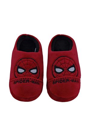 Spıderman - Spiderman Şekilli Kırmızı Erkek Ev Terliği