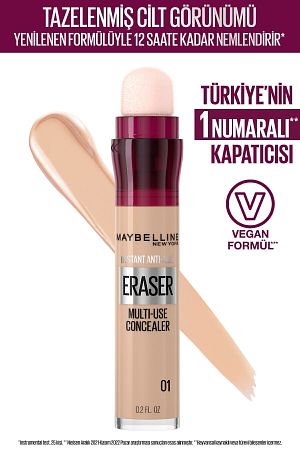 Instant Anti Age Eraser Kapatıcı - 01 Light Concealer