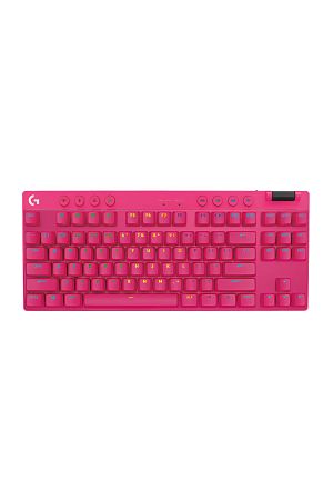 G Pro X Lightspeed Kablosuz Tactile Ingilizce Q Magenta Oyuncu Klavyesi - 920-012159