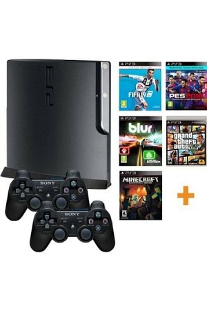 Playstation 3 Slim 500 2 Oyun Kolu 40 Oyun (TEHŞİR ÜRÜN)