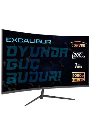 Excalibur M.E238FHD-G 23.8" 200HZ 1MS 300NIT (HDMI+DISPLAY)CURVED FREESYNC+G-SYNC LED OYUNCU MONİTÖR