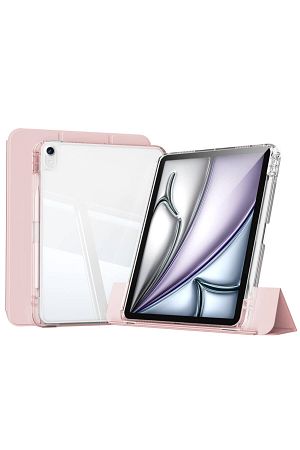 Apple iPad 10. Nesil 10.9 Kılıf Kalem Bölmeli Akrilik Şeffaf Ayrılabilir Case A2696 A2757 A2777