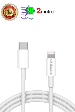 Apple Iphone Uyumlu Şarj Kablosu Usb-c To Lighting (2METRE) Beyaz