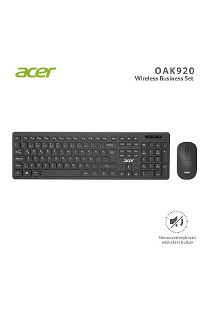 Siyah Türkçe Q Sessiz Tuşlu Slim Model Kablosuz Klavye Mouse Set  PC/PS/TV Set