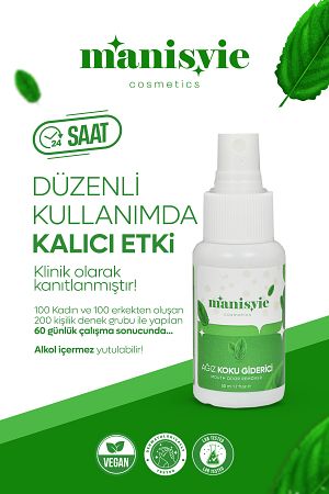 Ağız Kokusu Önleyici Sprey 50ml (ALKOLSÜZ) Ağız Kokusu Giderici 50ml