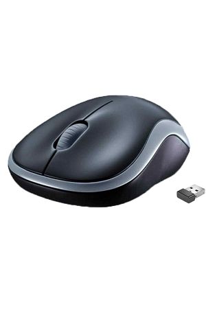 Siyah Kablosuz Optik Mouse 1200Dpi Sensörlü Ergonomik Tasarım Mikrofonlu Kulaklık Hediyeli