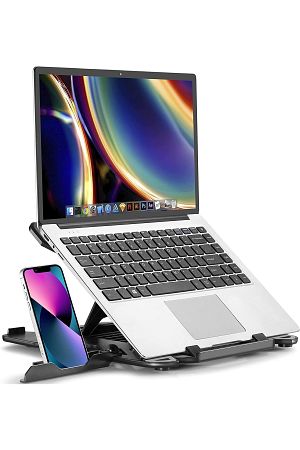 Laptop Standı Telefon Tutuculu Laptop Yükseltici