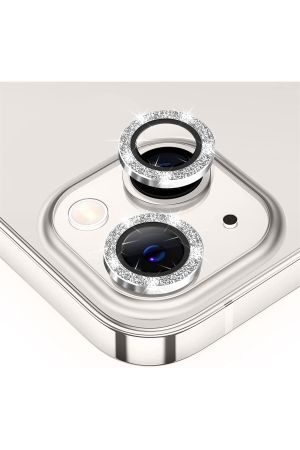 Iphone 13 /13 Mini Uyumlu Alüminyum Alaşım Işıldayan Sim Kamera Lens Koruyucu(2'li Set)